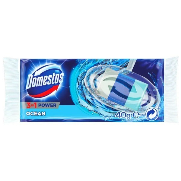 Domestos WC blok Marine náplň 40g Domestos WC blok Marine náplň 40g - Drogerie Koupelna a WC Vonné závěsky
